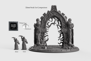 Ancient Portal - 15mm 28mm 32mm Wilds of Wintertide Wargaming Terrain D&D DnD