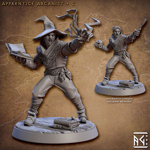 Apprentice Arcanist C - Arcanist Guild - Artisan Guild Minis Wargaming D&D DnD