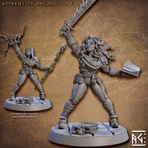Apprentice Arcanist F - Arcanist Guild - Artisan Guild Minis Wargaming D&D DnD