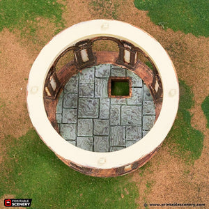 Arcane Dome - Rise of the Halflings - Printable Scenery Terrain Wargaming D&D DnD