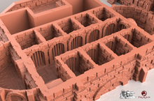 Load image into Gallery viewer, Stone City Barracks - Arkenfel - Dark Realms Terrain Wargaming D&amp;D DnD