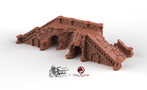 Stone City Bridge 1 Ruins - Arkenfel - Dark Realms Terrain Wargaming D&D DnD