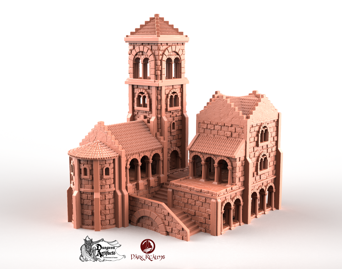 Stone City Building 6 - Arkenfel - Dark Realms Terrain Wargaming D&D DnD