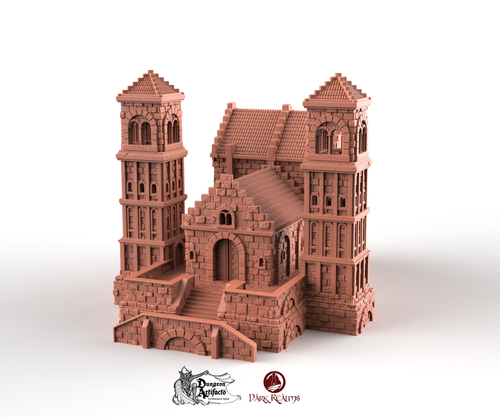 Stone City Hall - Arkenfel - Dark Realms Terrain Wargaming D&D DnD