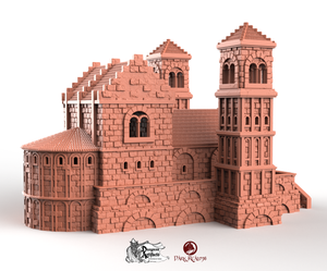 Stone City Hall - Arkenfel - Dark Realms Terrain Wargaming D&D DnD