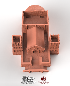 Stone City Hall - Arkenfel - Dark Realms Terrain Wargaming D&D DnD