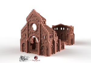 Stone City Stable Ruins - Arkenfel - Dark Realms Terrain Wargaming D&D DnD