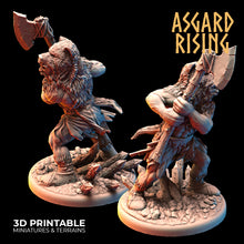 Load image into Gallery viewer, Berserker Warband Set - Asgard Rising Miniatures - Wargaming D&amp;D DnD