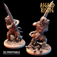 Load image into Gallery viewer, Berserker Warband Set - Asgard Rising Miniatures - Wargaming D&amp;D DnD