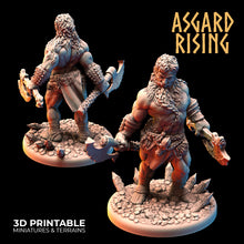 Load image into Gallery viewer, Berserker Warband Set - Asgard Rising Miniatures - Wargaming D&amp;D DnD