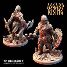 Load image into Gallery viewer, Berserker Warband Set - Asgard Rising Miniatures - Wargaming D&amp;D DnD
