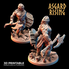 Load image into Gallery viewer, Berserker Warband Set - Asgard Rising Miniatures - Wargaming D&amp;D DnD