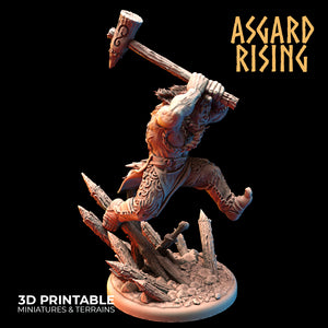 Berserker Warband Set - Asgard Rising Miniatures - Wargaming D&D DnD
