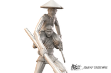 Load image into Gallery viewer, Ashinaga &amp; Tenaga - The Yokai Encounter - Adaevy Creations Wargaming D&amp;D DnD
