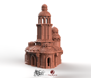 Atlantean Tower 2 - Atlantis - Dark Realms Terrain Wargaming D&D DnD
