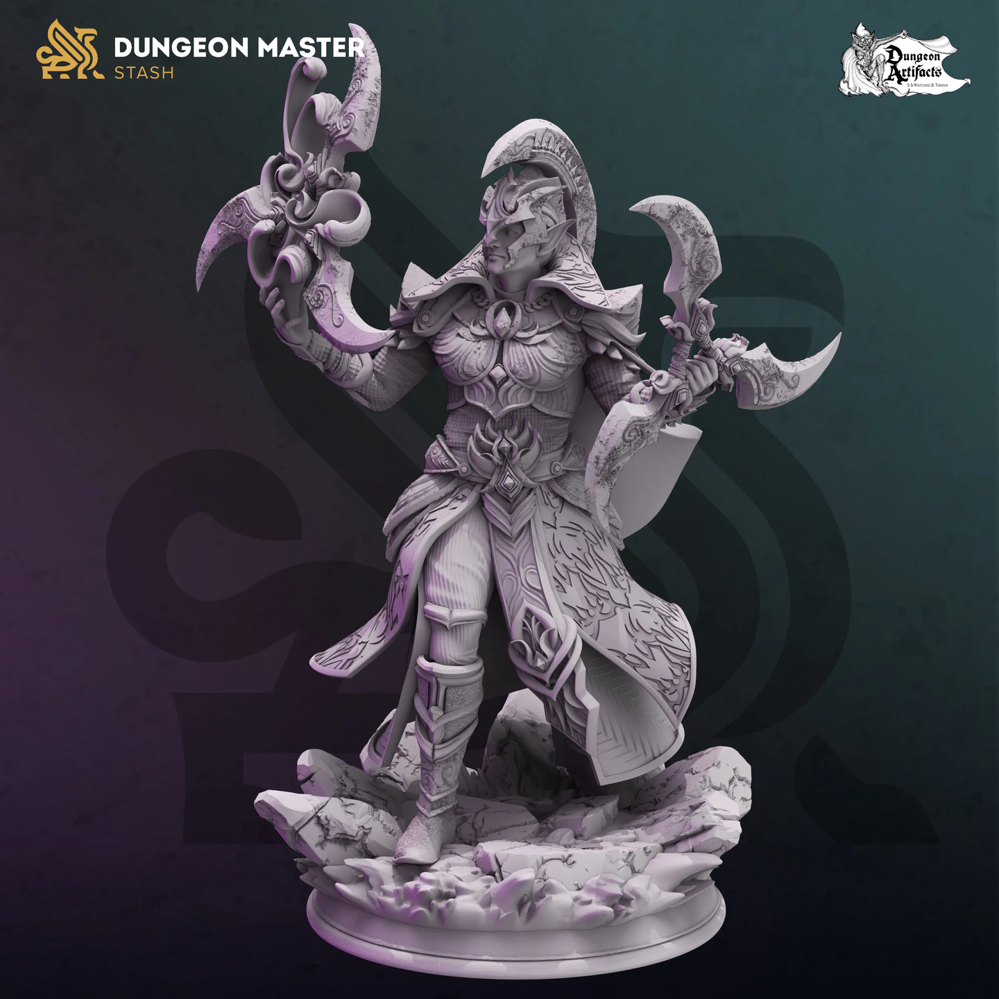 Aulten Dros, High Elf Eldritch Knight - Masters of the Arcane - DM Stash - Wargaming D&D DnD