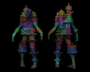 Walking Fortress - Rocket Pig Games - Over 3 Feet Tall Giant Terrain Wargaming D&D DnD 10mm 15mm 20mm 25mm 28mm 32mm 40mm