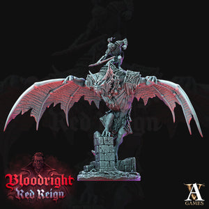 Dire Bat Riders - Bloodright - Red Reign - Archvillain Games - Wargaming D&D DnD