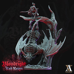 Dire Bat Riders - Bloodright - Red Reign - Archvillain Games - Wargaming D&D DnD