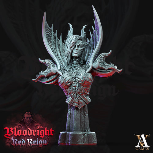 Lilith - Bust - Bloodright - Red Reign - Archvillain Games - Wargaming D&D DnD