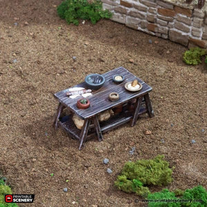 Baker - King and Country - Printable Scenery Wargaming D&D DnD 28mm 32mm 40mm 54mm