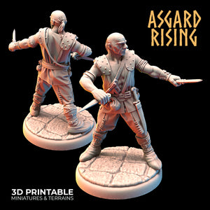 Bandit Outcast Warband Modular Set - Asgard Rising Miniatures - Wargaming D&D DnD
