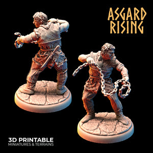 Bandit Outcast Warband Modular Set - Asgard Rising Miniatures - Wargaming D&D DnD