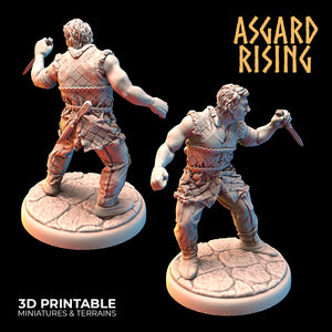Bandit Outcast Warband Modular Set - Asgard Rising Miniatures - Wargaming D&D DnD