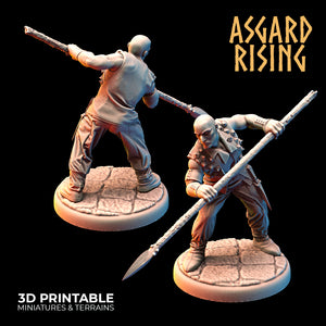 Bandit Outcast Warband Modular Set - Asgard Rising Miniatures - Wargaming D&D DnD