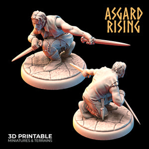 Bandit Outcast Warband Modular Set - Asgard Rising Miniatures - Wargaming D&D DnD