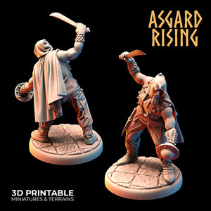 Bandit Rogues Warband Modular Set - Asgard Rising Miniatures - Wargaming D&D DnD