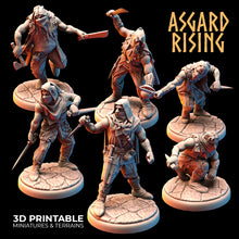 Load image into Gallery viewer, Bandit Rogues Warband Modular Set - Asgard Rising Miniatures - Wargaming D&amp;D DnD
