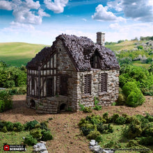 Load image into Gallery viewer, Barlyway Cottage - King and Country - Printable Scenery Terrain Wargaming D&amp;D DnD 10mm 15mm 20mm 25mm 28mm 32mm 40mm 54mm Painted options
