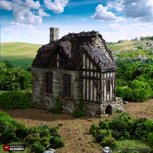 Load image into Gallery viewer, Barlyway Cottage - King and Country - Printable Scenery Terrain Wargaming D&amp;D DnD 10mm 15mm 20mm 25mm 28mm 32mm 40mm 54mm Painted options
