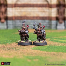 Load image into Gallery viewer, Barrel Rider Captain - Rise of the Halflings - Printable Scenery Wargaming D&amp;D DnD 28mm 32mm 40mm 54mm