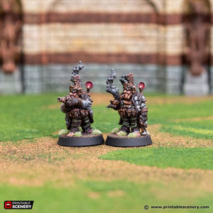 Barrel Rider Captain - Rise of the Halflings - Printable Scenery Wargaming D&D DnD 28mm 32mm 40mm 54mm