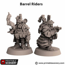 Load image into Gallery viewer, Barrel Rider Captain - Rise of the Halflings - Printable Scenery Wargaming D&amp;D DnD 28mm 32mm 40mm 54mm