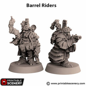 Barrel Rider Captain - Rise of the Halflings - Printable Scenery Wargaming D&D DnD 28mm 32mm 40mm 54mm