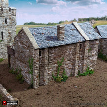 Load image into Gallery viewer, Black Rock Barracks - King and Country - Printable Scenery Terrain Wargaming D&amp;D DnD 10mm 15mm 20mm 25mm 28mm 32mm 40mm 54mm
