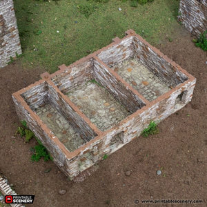 Black Rock Barracks - King and Country - Printable Scenery Terrain Wargaming D&D DnD 10mm 15mm 20mm 25mm 28mm 32mm 40mm 54mm