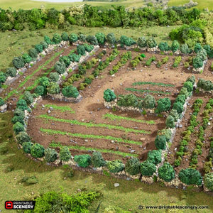 Bocage - King and Country - Printable Scenery Terrain Wargaming D&D DnD 10mm 15mm 20mm 25mm 28mm 32mm 40mm 54mm Painted options
