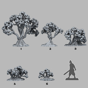 Bonsai Cherry Trees - Fantastic Plants and Rocks Vol. 3 - Print Your Monsters - Wargaming D&D DnD