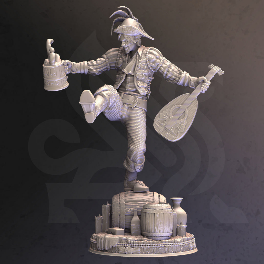 Brekken the Bodacious, Half Elf Bard - A Fallen Empire - DM Stash - Wargaming D&D DnD