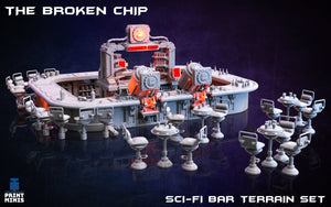 The Broken Chip Bar - Broken Chip Casino - Print Minis - Wargaming D&D DnD