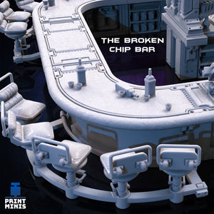 The Broken Chip Bar - Broken Chip Casino - Print Minis - Wargaming D&D DnD