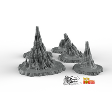 Load image into Gallery viewer, Buried Elder Things Dwellings - Fantastic Plants and Rocks Vol. 2 - Print Your Monsters - Wargaming D&amp;D DnD