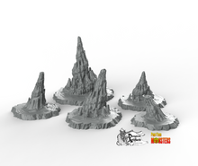 Load image into Gallery viewer, Buried Elder Things Dwellings - Fantastic Plants and Rocks Vol. 2 - Print Your Monsters - Wargaming D&amp;D DnD