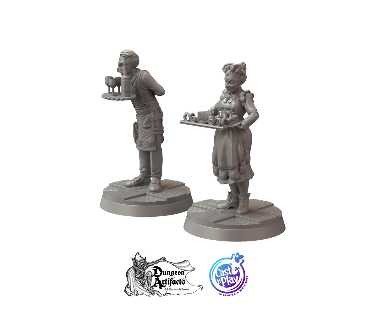 Butlers - Royal Feast - CastNPlay Wargaming D&D DnD – Dungeon Artifacts