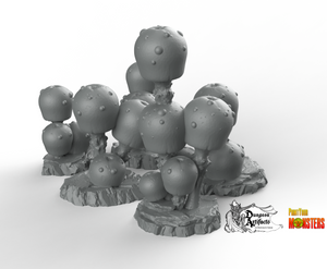 Candy Mushrooms - Fantastic Plants and Rocks Vol. 2 - Print Your Monsters - Wargaming D&D DnD