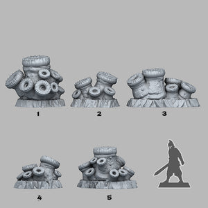 Cannon Coral - Fantastic Plants and Rocks Vol. 3 - Print Your Monsters - Wargaming D&D DnD